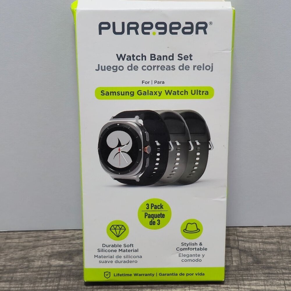 PureGear Watch Band Set Samsung Galaxy Watch Ultra - 3 Pack - Picture 1 of 2